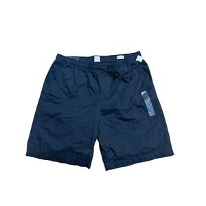 GAP Mens 9 Inch Easy Short Navy Blue Elastic Waist Drawstring Large NWT